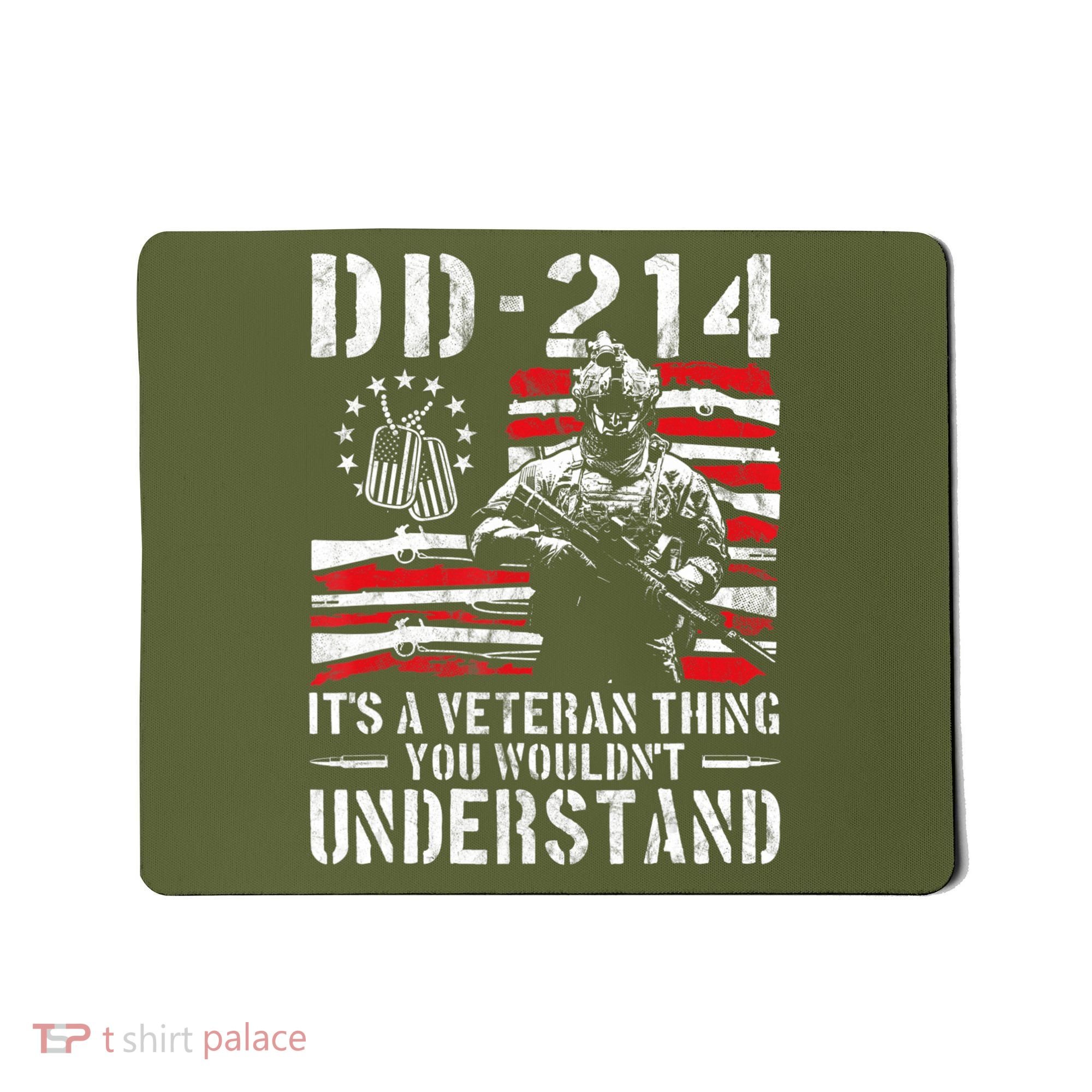 Veteran DD-214 Alumni Armed Forces I Am The Storm Mousepad