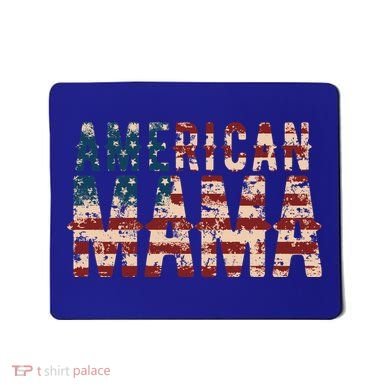 Vintage Distressed American Mama Mousepad