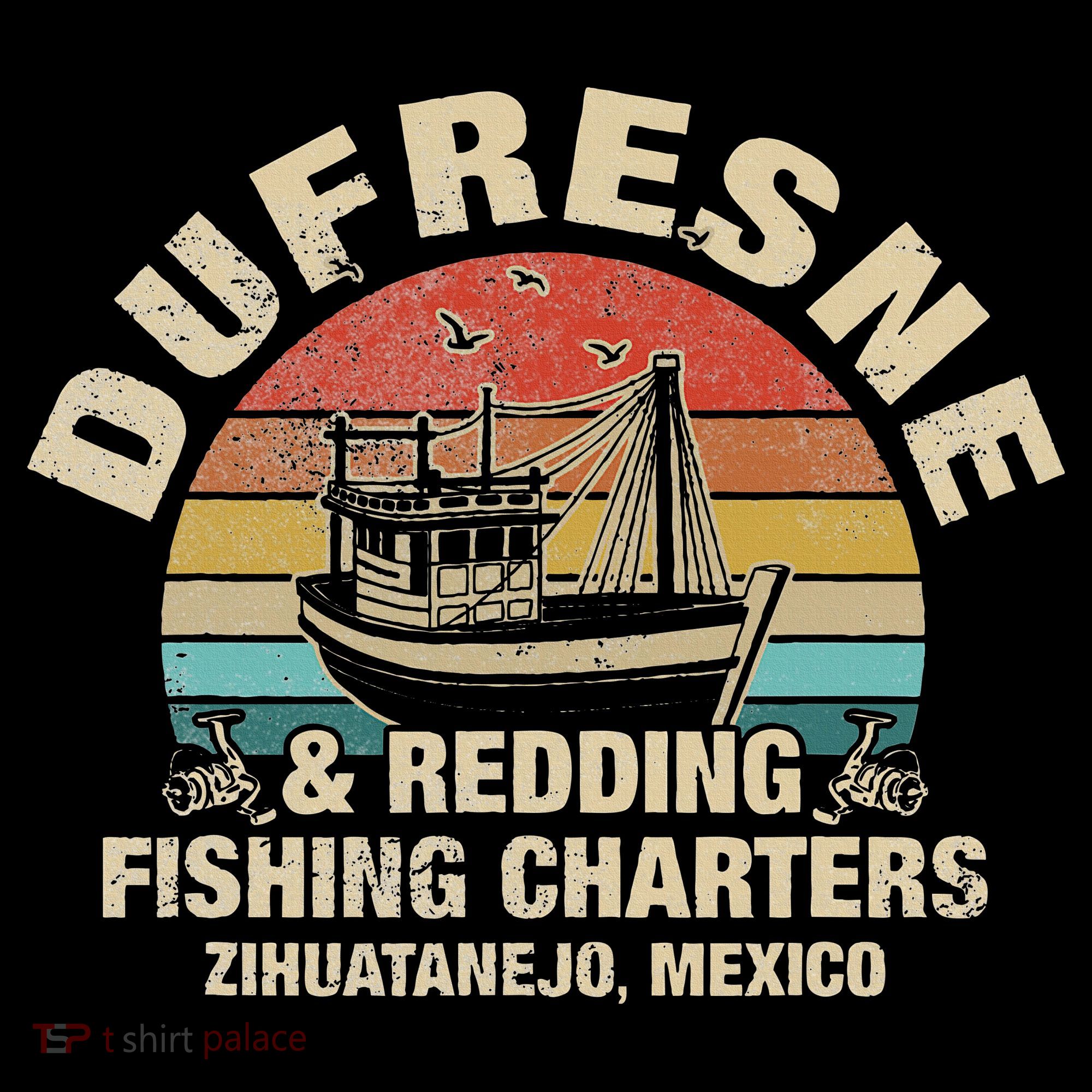Vintage Dufresne And Redding Fishing Charters T-Shirt