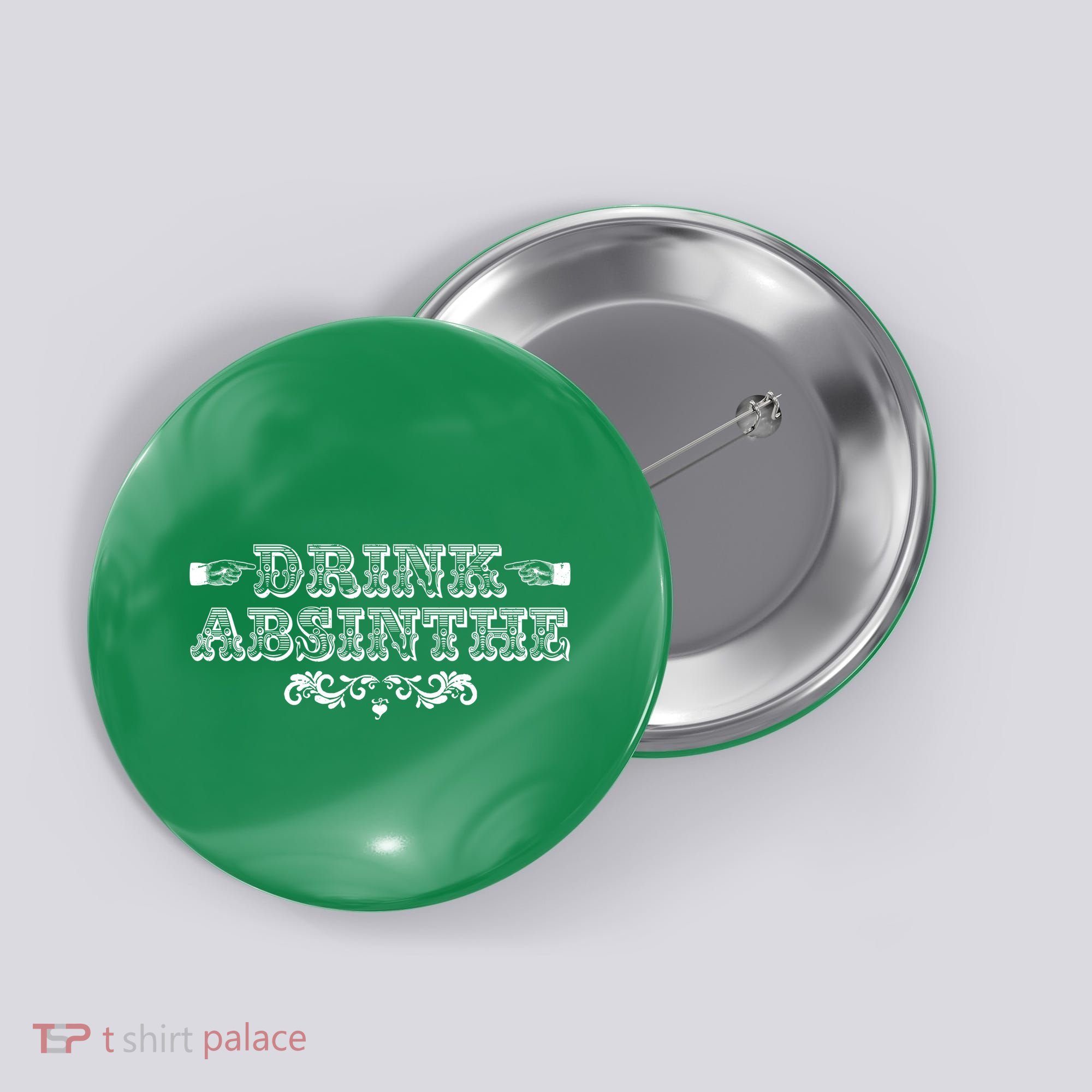 Vintage Drink Absinthe Button
