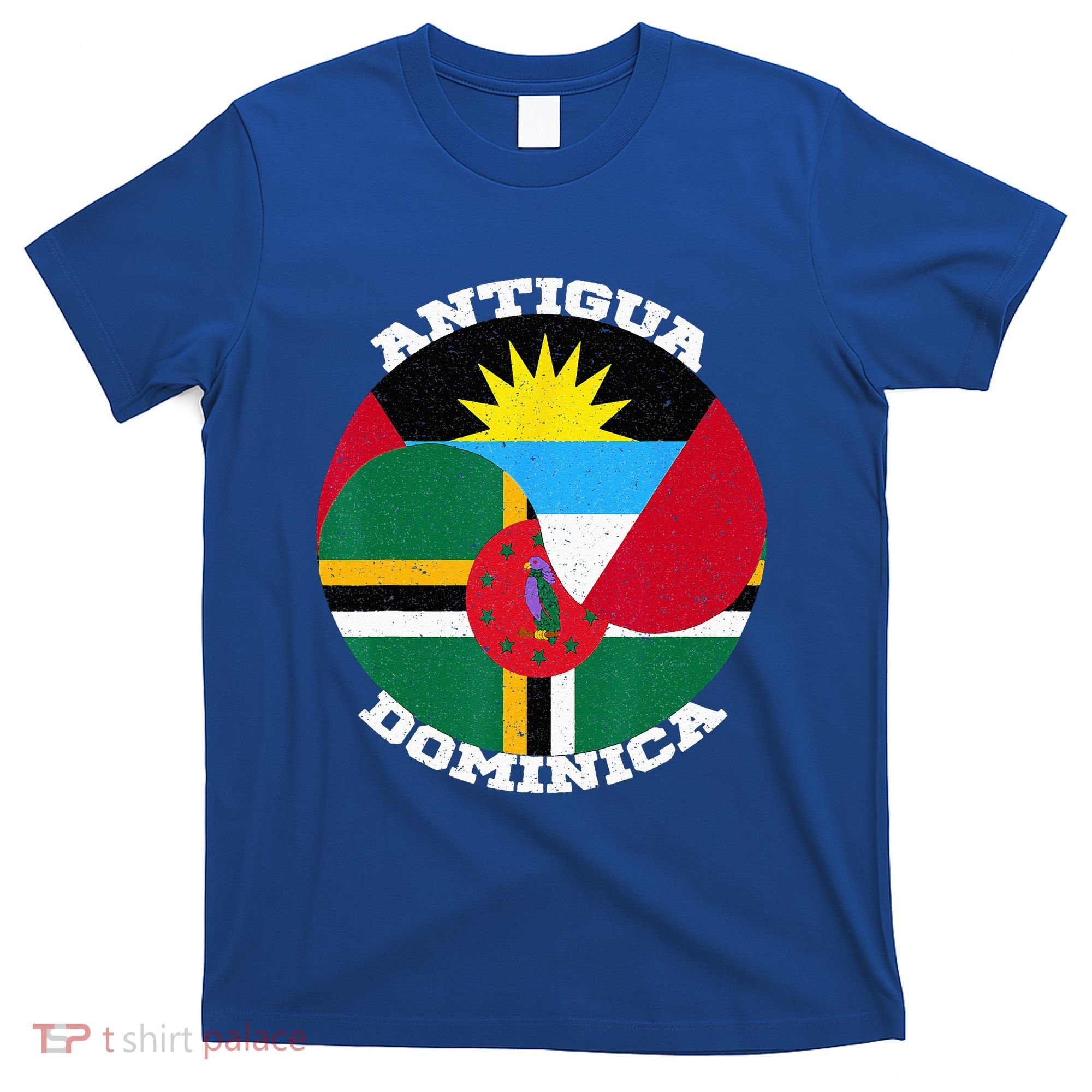 Vintage Dominica Antiguan Flag Antigua Dominica Flag T-Shirt