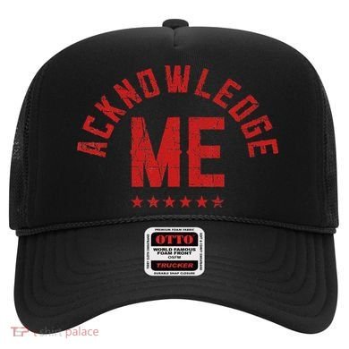 Vintage Design Acknowledge Me Sports Competition Hat
