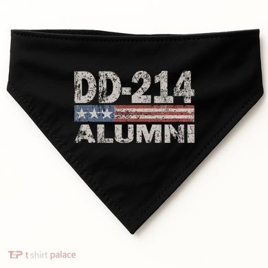 Vintage Dd214 Alumni USA-Made Doggie Bandana