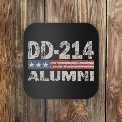 Vintage Dd214 Alumni Coaster