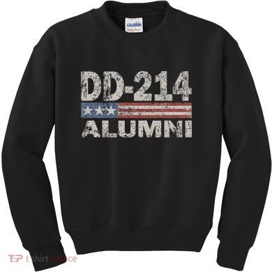Vintage Dd214 Alumni Kids Sweatshirt