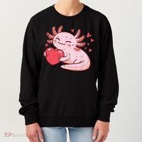 Valentines Day Axolotl Heart Cute  Women's Sweatshirt thumb 0