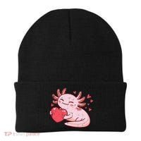 Valentines Day Axolotl Heart Cute  Beanie thumb 0