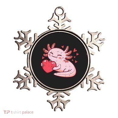 Valentines Day Axolotl Heart Cute  Ornament