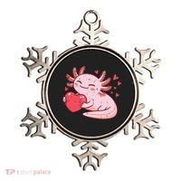 Valentines Day Axolotl Heart Cute  Ornament thumb 0