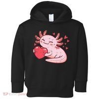 Valentines Day Axolotl Heart Cute  Toddler Hoodie thumb 0
