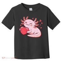Valentines Day Axolotl Heart Cute  Toddler T-Shirt thumb 0