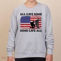 Veterans Day All Gave Some Some Gave All Memorial Day Women's Sweatshirt thumb 0