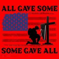 Veterans Day All Gave Some Some Gave All Memorial Day Santa Hat thumb 1