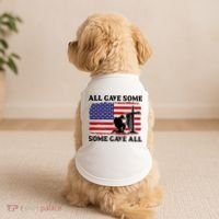 Veterans Day All Gave Some Some Gave All Memorial Day Doggie Tank thumb 2