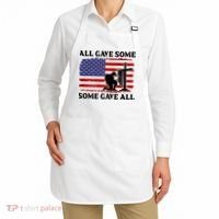 Veterans Day All Gave Some Some Gave All Memorial Day Apron thumb 2