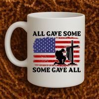 Veterans Day All Gave Some Some Gave All Memorial Day Coffee Mug thumb 2