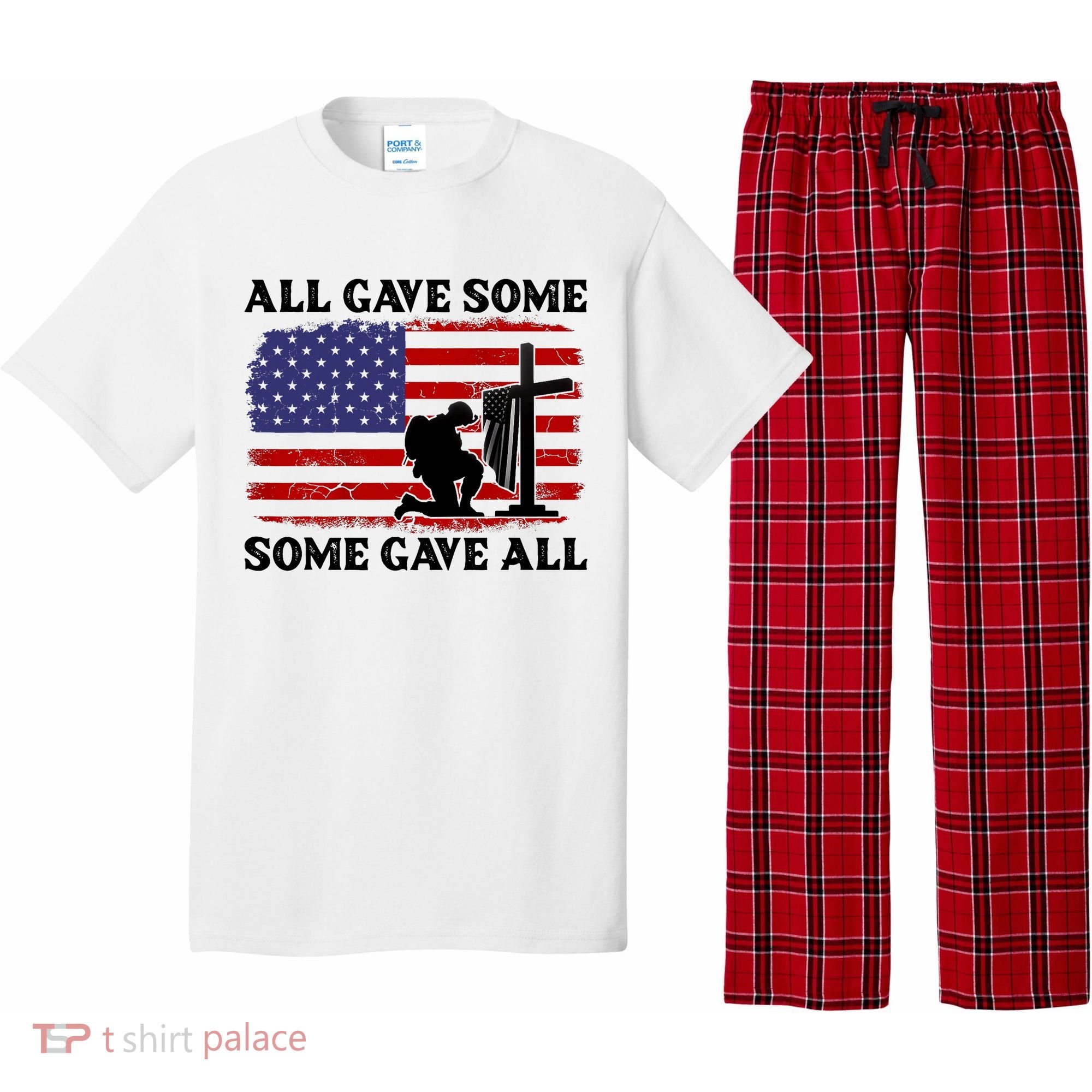 Veterans Day All Gave Some Some Gave All Memorial Day Pajama Set