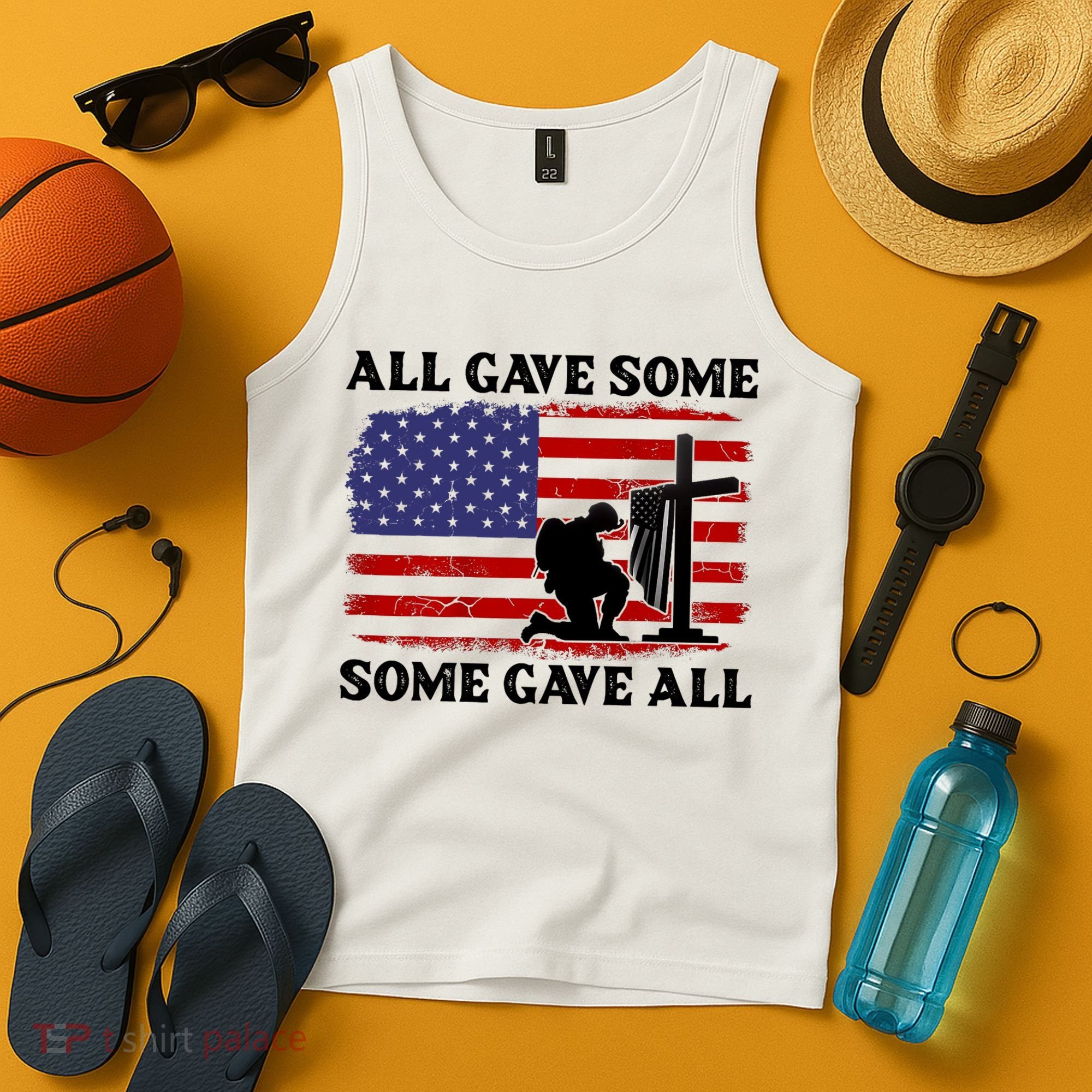 Veterans Day All Gave Some Some Gave All Memorial Day Tank Top