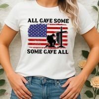 Veterans Day All Gave Some Some Gave All Memorial Day Women's T-Shirt thumb 2