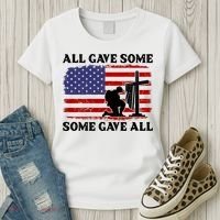 Veterans Day All Gave Some Some Gave All Memorial Day Women's T-Shirt thumb 3