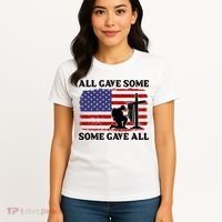Veterans Day All Gave Some Some Gave All Memorial Day Women's T-Shirt thumb 4