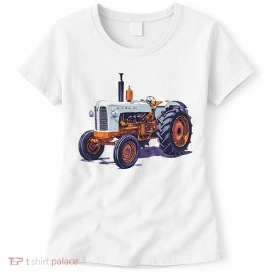 Vintage David Brown Utility Tractor 995 Farming Women's T-Shirt
