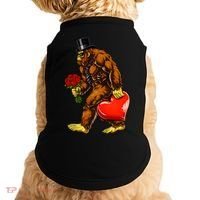 Valentines Day Bigfoot Sasquatch Lover Doggie Tank thumb 0