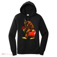 Valentines Day Bigfoot Sasquatch Lover Women's Hoodie thumb 0