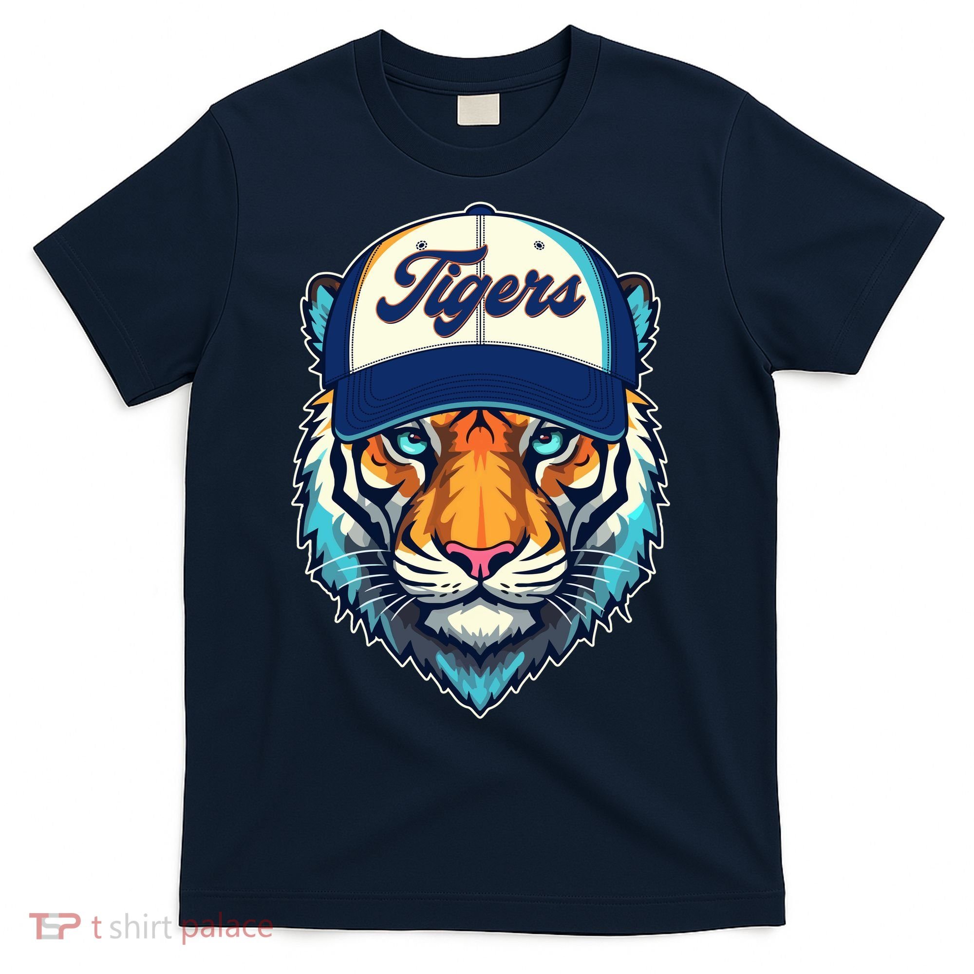 Vintage Detroit Baseball Tiger Sports Fan T-Shirt