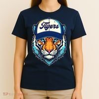 Vintage Detroit Baseball Tiger Sports Fan T-Shirt thumb 4