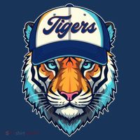 Vintage Detroit Baseball Tiger Sports Fan T-Shirt thumb 7