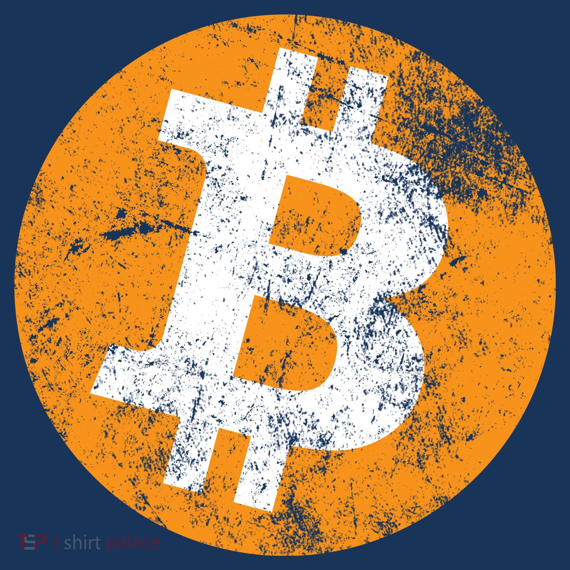 Vintage Distressed Bitcoin Logo T-Shirt