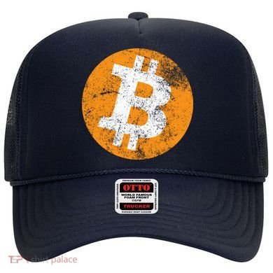 Vintage Distressed Bitcoin Logo Hat