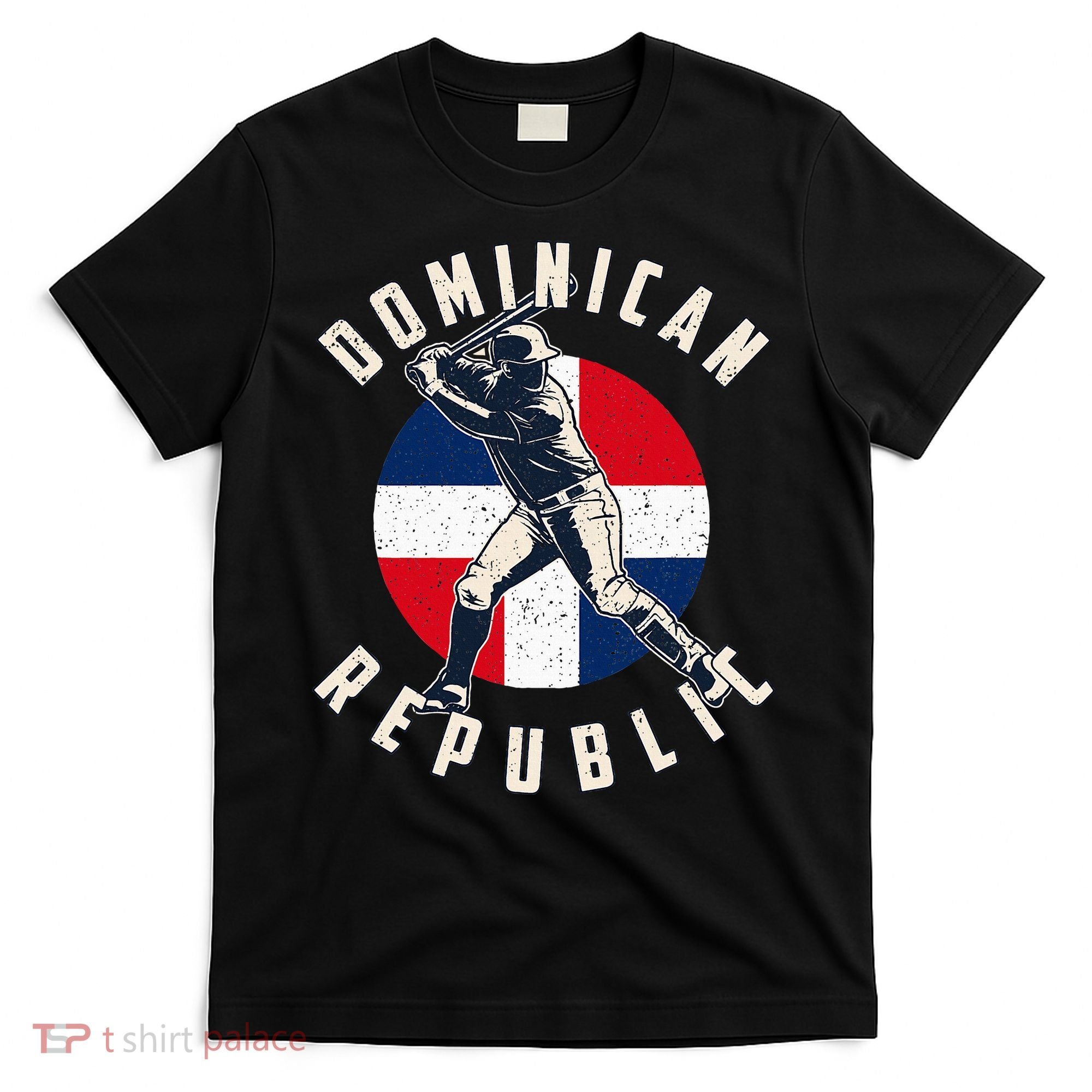 Vintage Dominican Baseball Batter Dominican T-Shirt