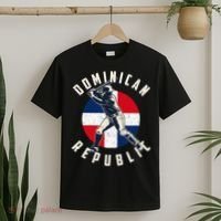 Vintage Dominican Baseball Batter Dominican T-Shirt thumb 2