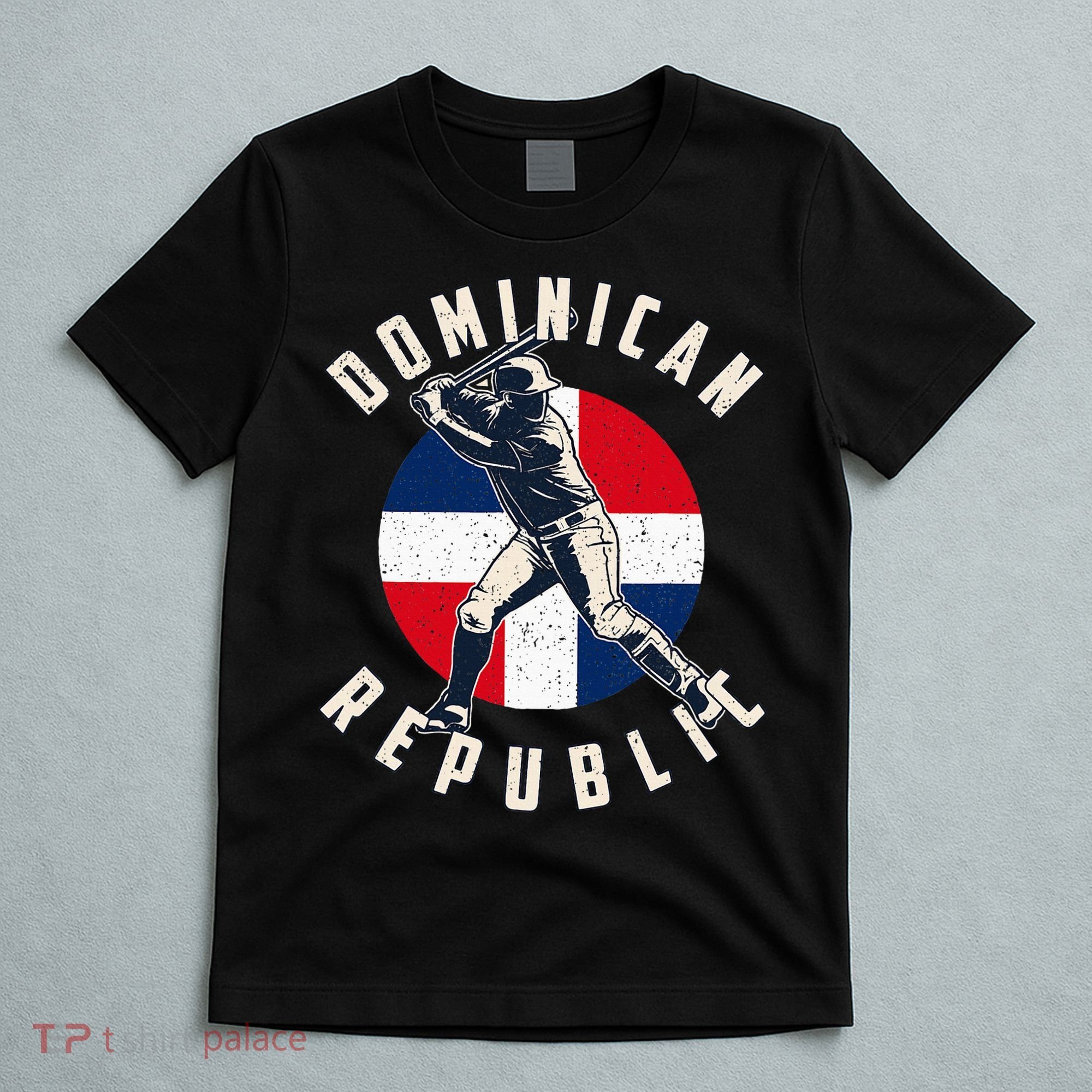 Vintage Dominican Baseball Batter Dominican T-Shirt