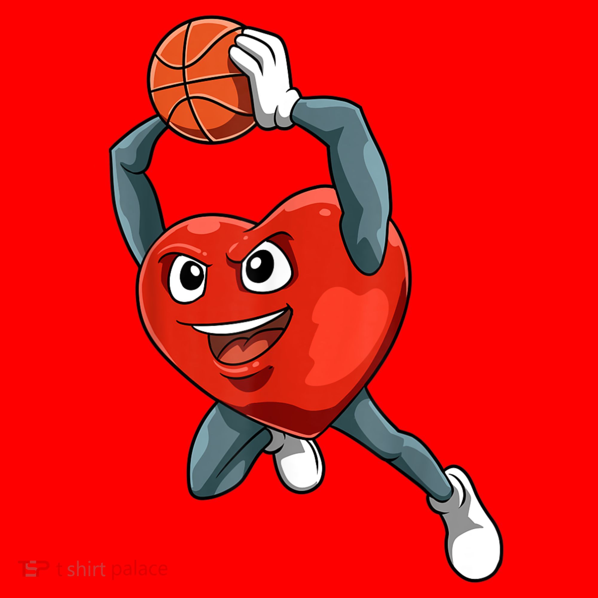 ValentineS Day Basketball Heart Basketball Valentines Santa Hat