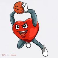 ValentineS Day Basketball Heart Basketball Valentines Women's Hoodie thumb 2