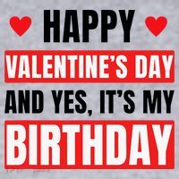 Valentine's Day Birthday Valentine Birthday Women's Sweatshirt thumb 2