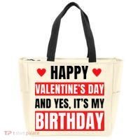 Valentine's Day Birthday Valentine Birthday Tote Bag thumb 0