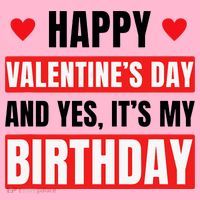 Valentine's Day Birthday Valentine Birthday Coaster thumb 2