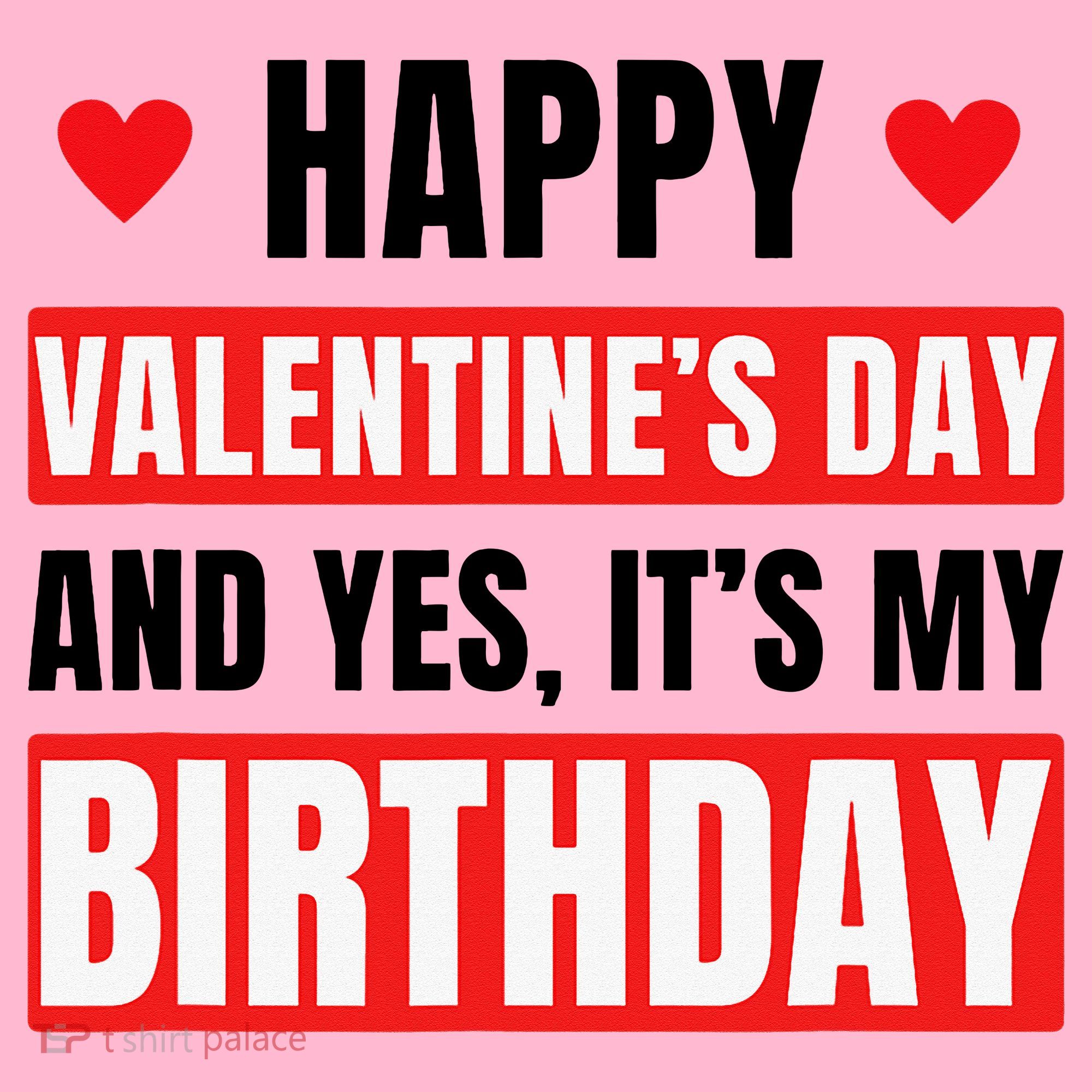 Valentine's Day Birthday Valentine Birthday Coaster