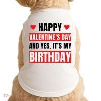Valentine's Day Birthday Valentine Birthday Doggie Tank thumb 0