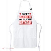 Valentine's Day Birthday Valentine Birthday Apron thumb 0
