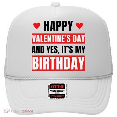 Valentine's Day Birthday Valentine Birthday Hat