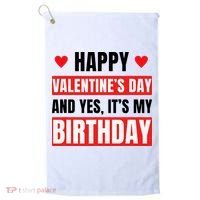Valentine's Day Birthday Valentine Birthday Golf Towel thumb 0