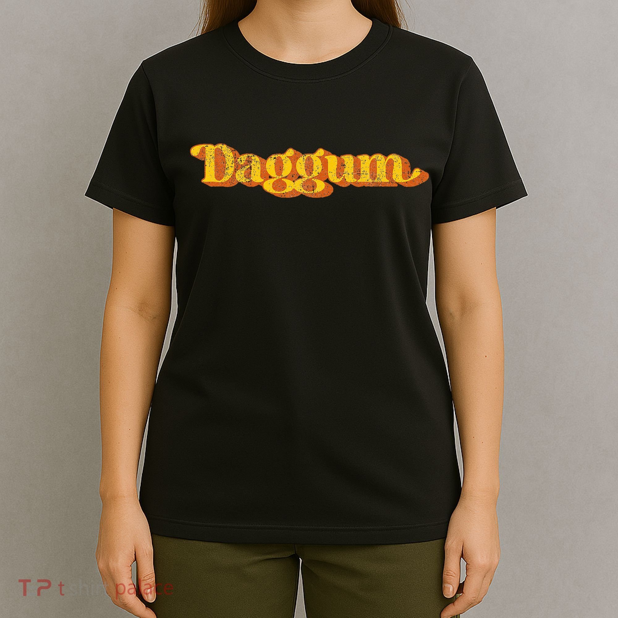 Vintage Daggum Country Funny Southern Slang T-Shirt