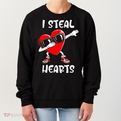 Valentines Day Cool Gift Love Dabbing Heart Great Gift Women's Sweatshirt