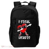 Valentines Day Cool Gift Love Dabbing Heart Great Gift Backpack thumb 0