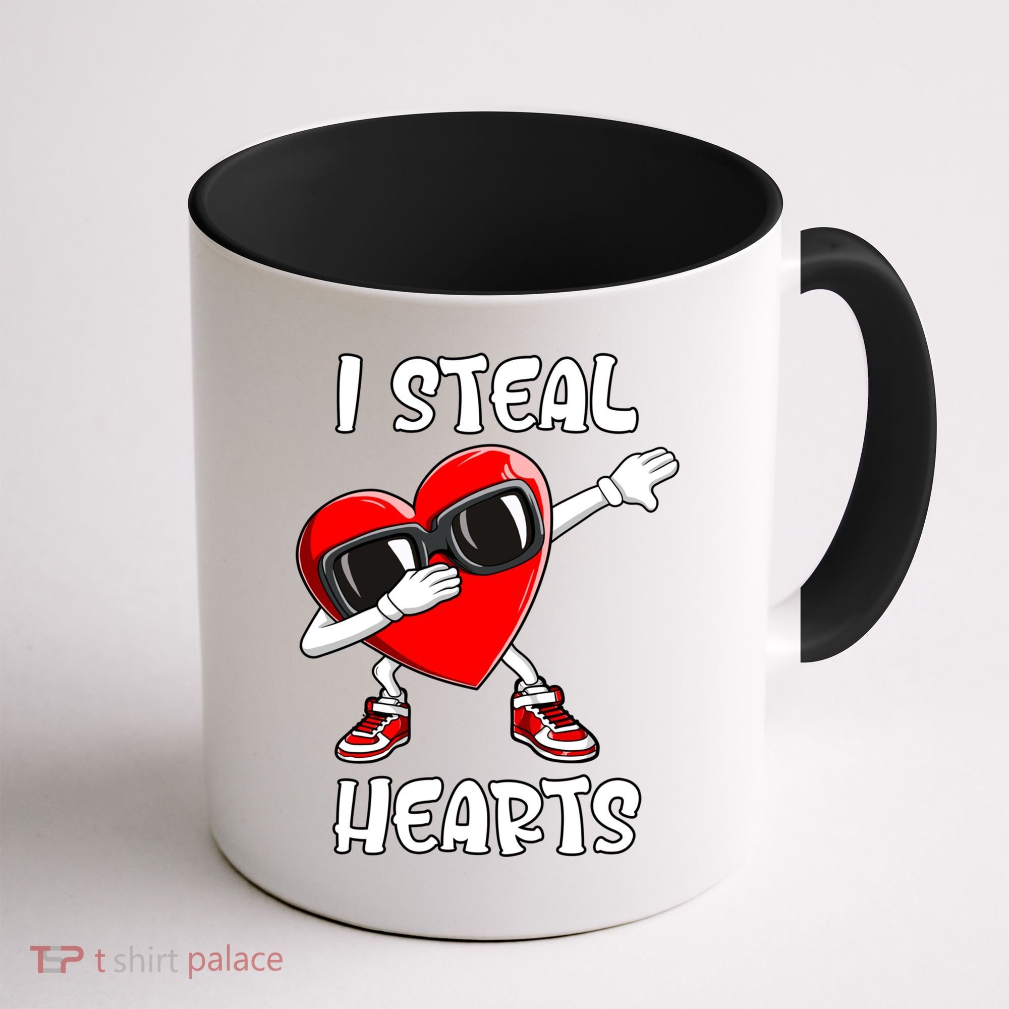 Valentines Day Cool Gift Love Dabbing Heart Great Gift Coffee Mug